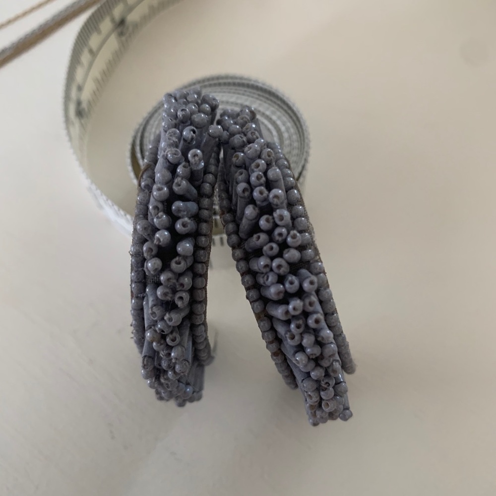 Fun Beaded Hoop Earrings